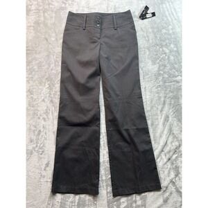 BCX Cambridge Dress Pants Women Sz 9 Grey Mid Rise‎ Boot Cut Flat Front NWT Work
